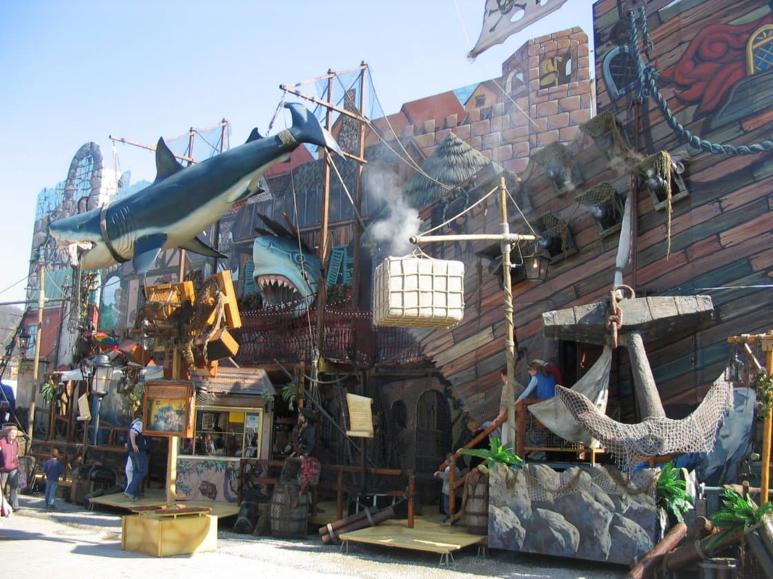 Onride Einblick in das Pirates Adventure